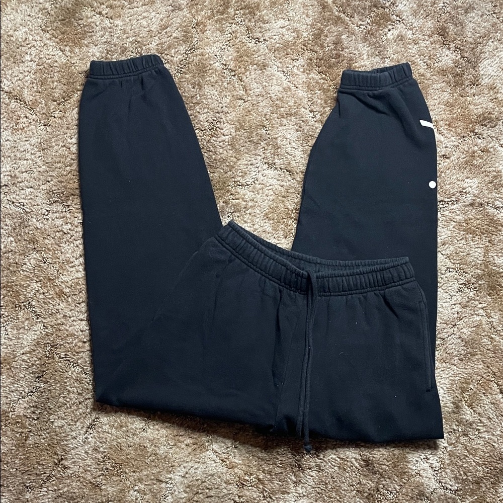 PINK Victoria’s Secret Black High Rise Joggers Size Small